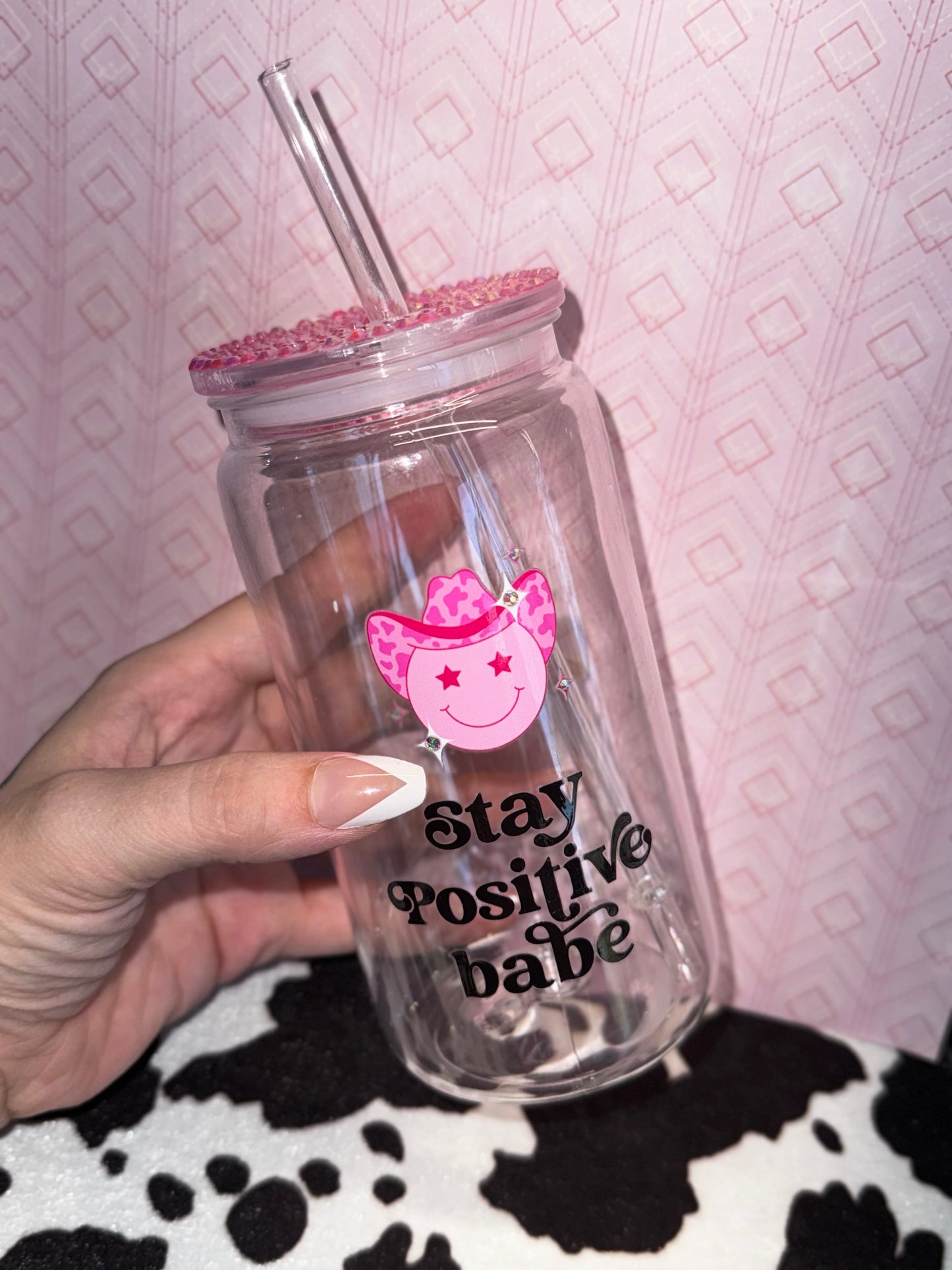 Pink Stay Positive Babe